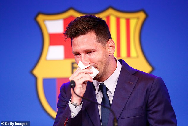 There was some speculation that Messi could return to former club Barcelona next season.