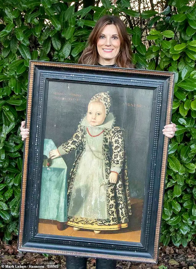 The portrait will go to auction with Hansons in January with a guide price of £18,000-£20,000