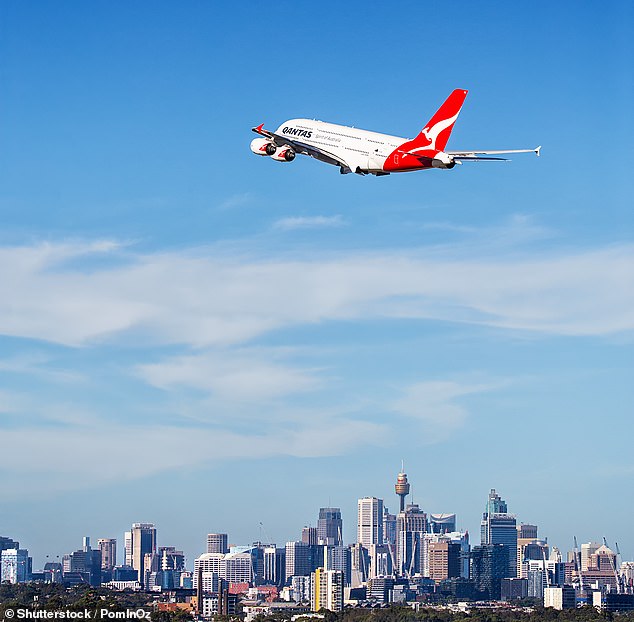 Qantas (plane pictured) has been named the world's safest airline.  Air New Zealand was second on the list, with Etihad, Qatar and Singapore Airlines completing the top five.