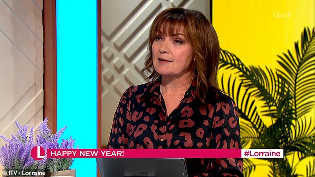 She's doing well: The presenter admitted she had a 'really quiet' Christmas and New Year while recovering from the procedure, but insisted she's 'fine'