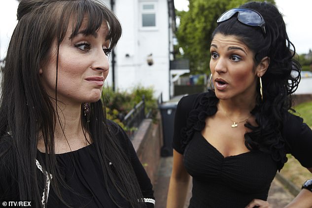 Soap Star: Former Emmerdale actress Natalie (right) who played Alicia Metcalfe in the ITV soap opera between 2010 and 2015 (pictured with co-star Roxy Shahidi)