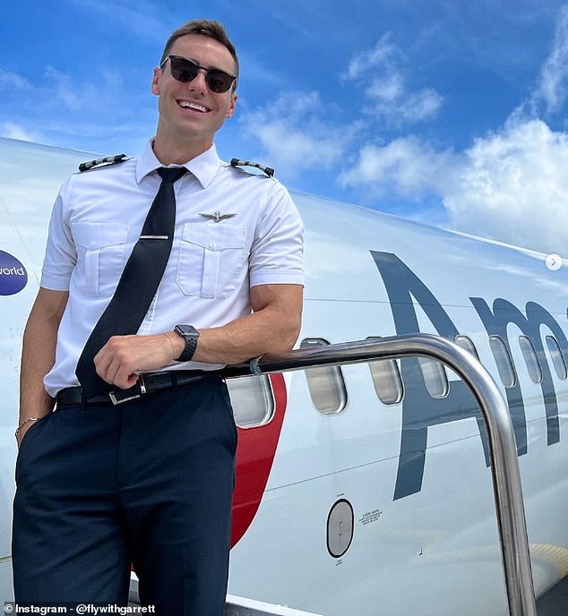 Garrett started as a pilot when he was 18 years old and now works for a major US airline.