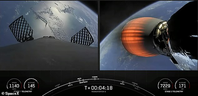 The mission delivered 114 satellites, owned by operators in 23 counties, into low-Earth orbit.