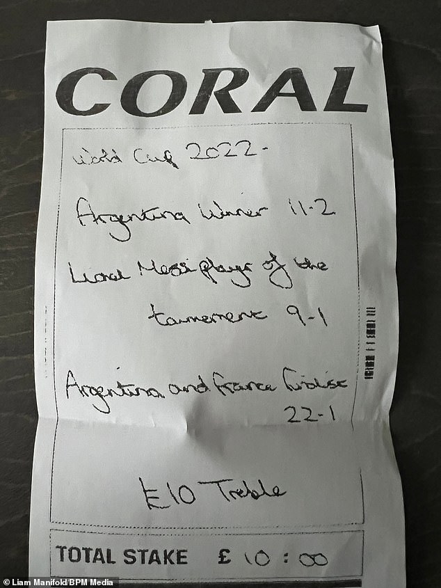 Mr Manifold was given odds of 1495/1 after predicting that Argentina would be crowned overall winners of the World Cup in Qatar, Lionel Messi would be named player of the tournament and France would also reach the final.