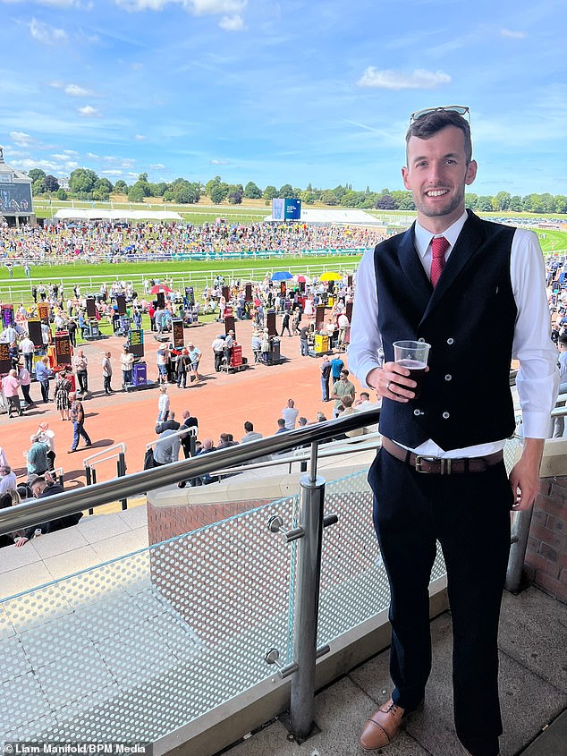 Liam Manifold, 30, from Tutbury, Staffordshire (pictured), had already planned how to spend the cash when Coral said he would not hand over the winnings.