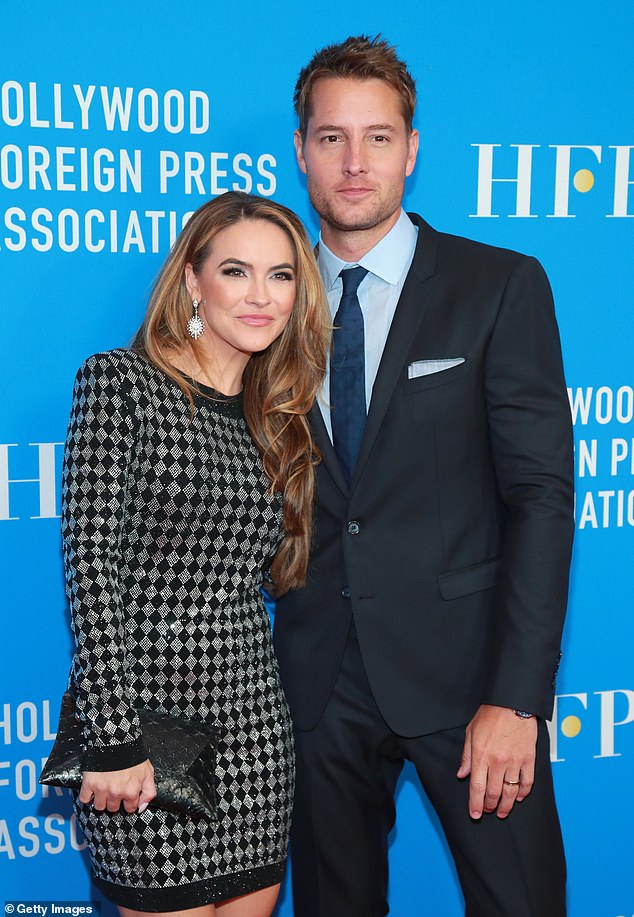 The ending: Chrishell was married to This Is Us star Justin Hartley, who informed her of their divorce via text message after being together since 2013;  seen at the annual Hollywood Foreign Press Association grants banquet in 2019