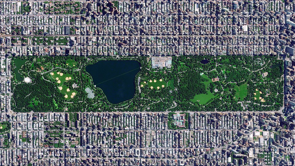 Now a new Channel 4 documentary, The Year From Space, has captured 2022 on camera, from an astronaut's point of view.  In the photo: Central Park in the summer