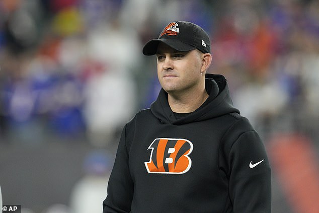 Bengals coach Zac Taylor gets credit for running his team off the field Monday night.