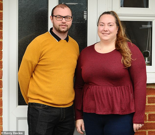 Alarmed: Rebecca and Simon Gregory discovered their address had been used in a scam when people started showing up at their doors asking for their vans