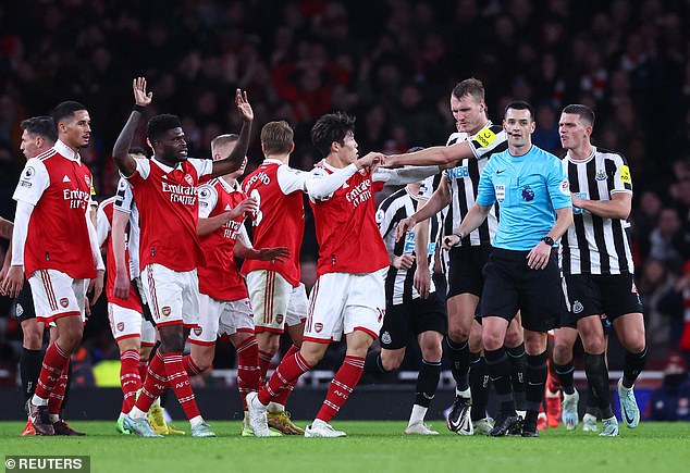 Gary Neville said it would have been 'outrageous' if they had been awarded the penalty