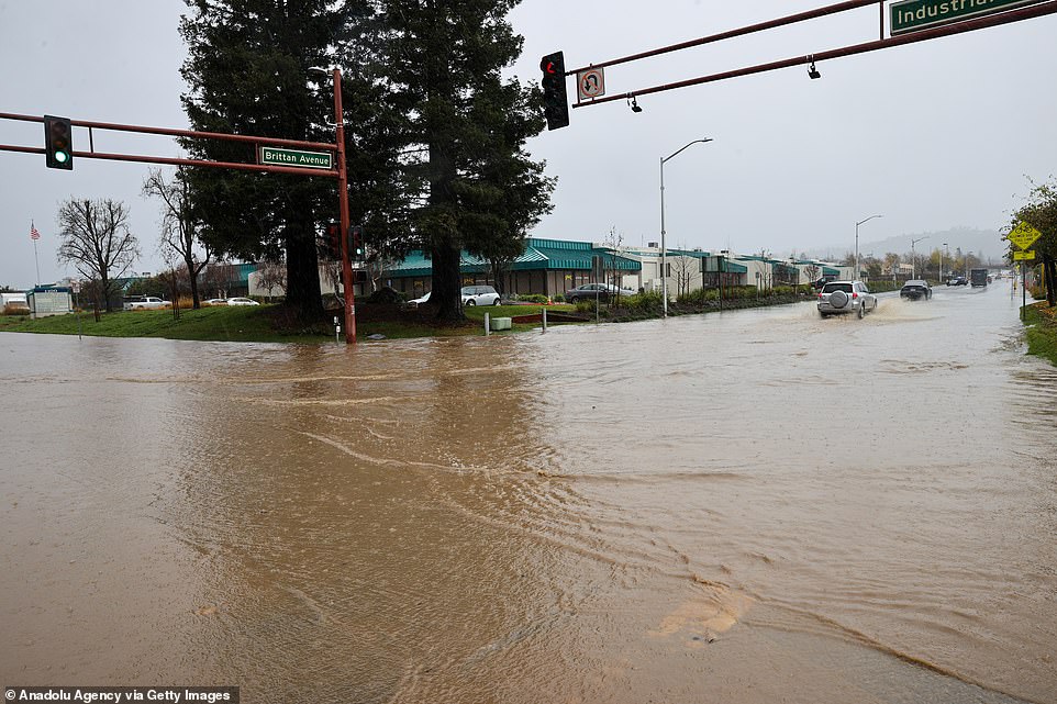 San Francisco has already experienced massive flooding after receiving nearly 5.5 inches of rain over New Year's Eve.