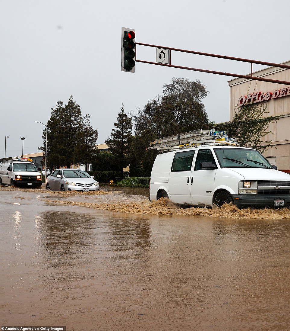 San Francisco is bracing for two to three more inches of rain and could see wind gusts of up to 50 mph on top of the flooding it's already experienced.