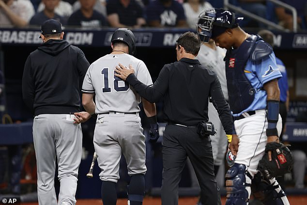 Benintendi suffered a wrist injury that required him to cut his New York stint prematurely