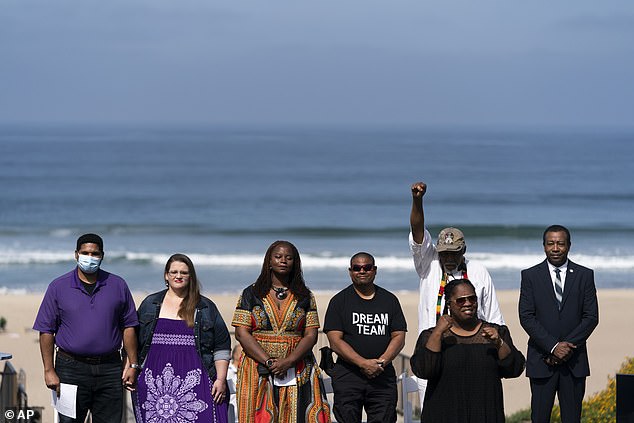 In July 2022, the Bruce family came together to celebrate the return of the deed to the land to the descendants of its rightful owners.