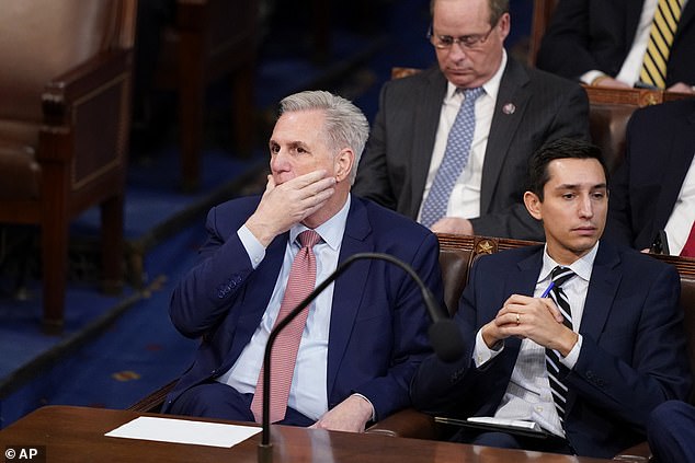 The House of Representatives voted three times Tuesday for the Speaker of the House and GOP leader Rep. Kevin McCarthy fell short three times because of a group of 'Never Kevin' lawmakers in his caucus, who say they are closer to Trump than McCarthy.