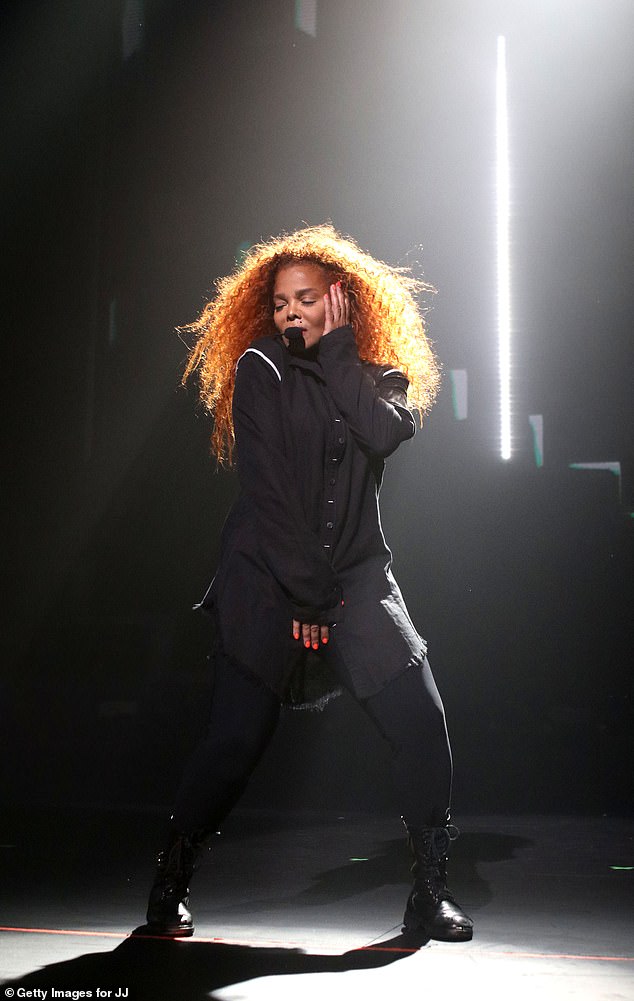 Starting to figure out her fame: Last month, Janet spoke to Today about her new tour, which is set to kick off next spring, though she also talked about her son (pictured in 2019)