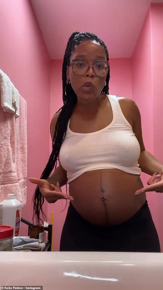 Baby update: The star has happily taken fans on her pregnancy journey on Instagram, sharing a video around Christmas and exclaiming, 'I'm pregnant, really!'