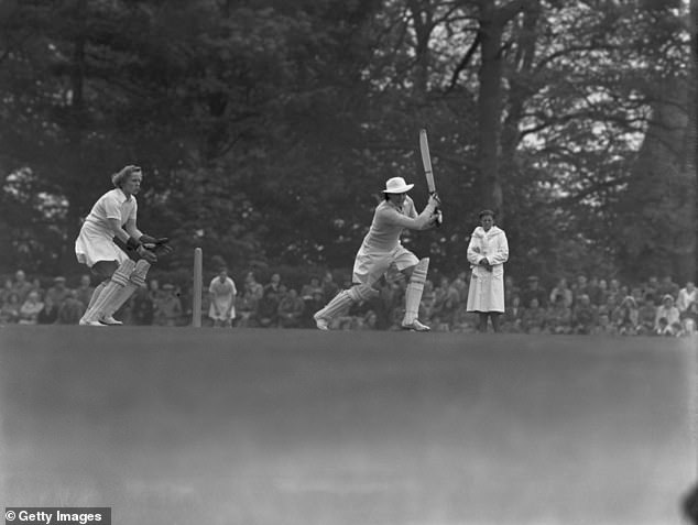 Betty Wilson, pictured batting for England in 1951, was one of the greatest cricketers in the entire world and paved the way for many more cricketers after her.