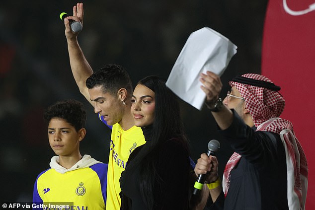 Celebration: According to Saudi newspaper Arriyadiyah, Al Nassr is ready to 'throw a party' on the same level as Ronaldo's introduction to Real Madrid in 2009