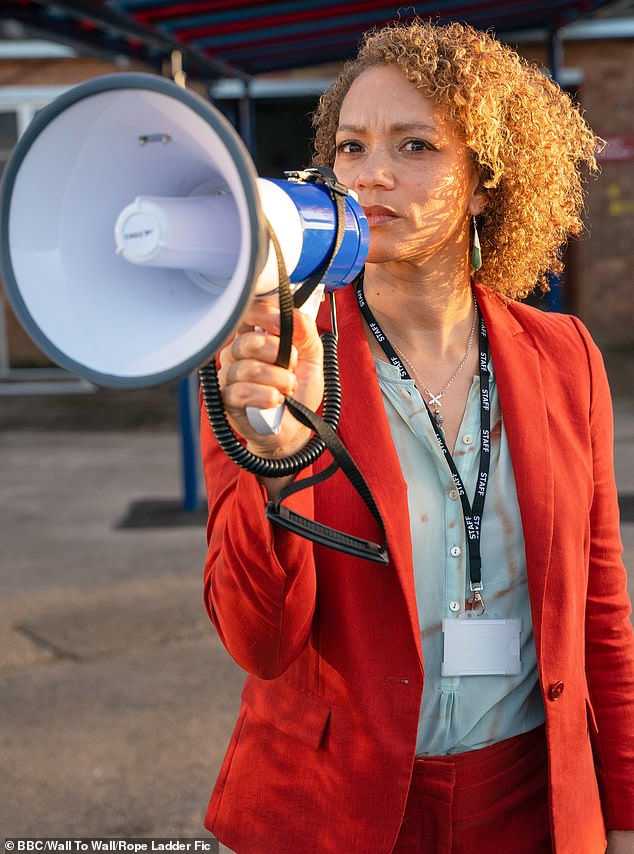 Role: Director Kim Campbell (Angela Griffin) will have to deal with riots, scandals, divided families and defiant children in the new series.