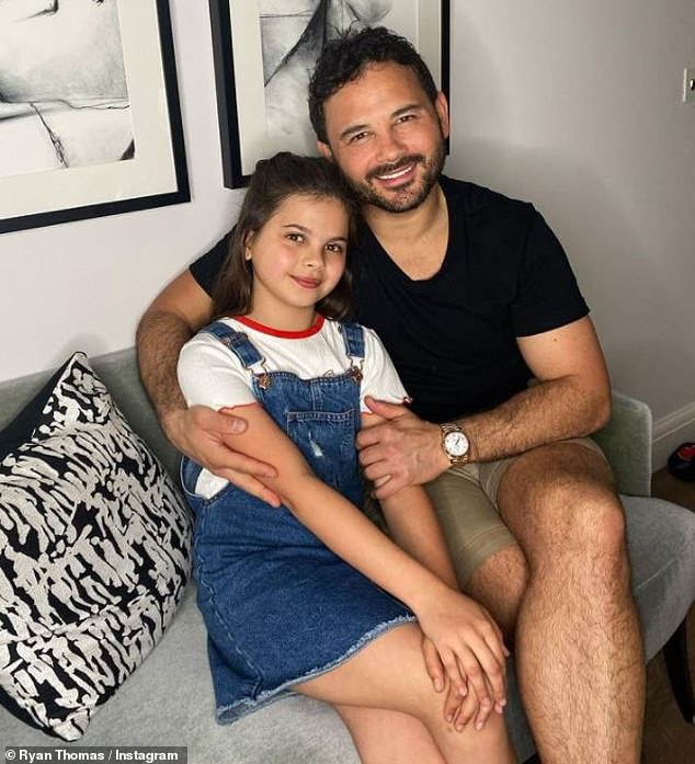 Thrilling: Adam made the adorable announcement about Scarlett, the daughter of Coronation Street's Ryan Thomas and his former co-star Tina O'Brien, during BBC's Morning Live