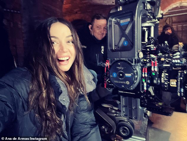 On-Set Snapshot December 12: Brand ambassador Estée Lauder has been hard at work playing grieving ballerina-turned-assassin Rooney on the Prague set of Ballerina, the John Wise spin-off from Len Wiseman.