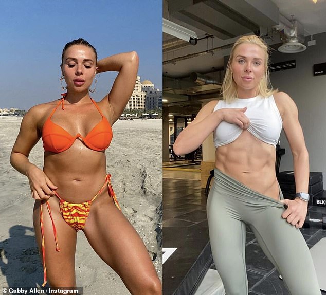 1672840336 575 Love Islands Gabby Allen shows off her VERY ripped physique