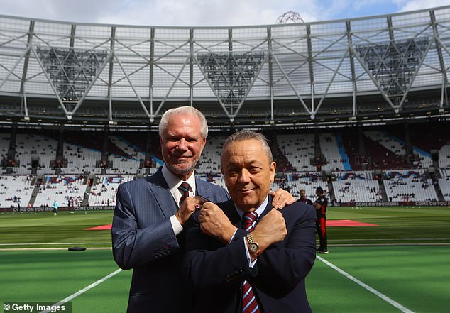 David Gold (L) passed away at the age of 86 after a 'brief illness'