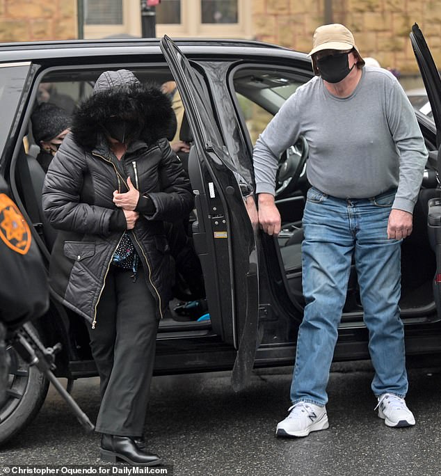 Kohberger's parents covered their faces when they arrived at the courthouse Tuesday.  Family is by her side, with her sisters Melissa and Amanda in attendance.