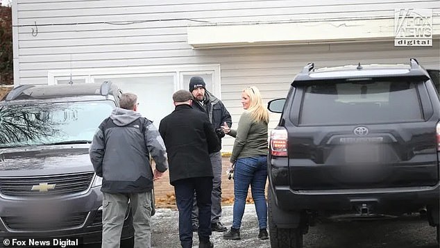 Three men and two women arrived at the property on King Road in Moscow around noon on Tuesday.