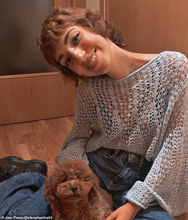 Influencer Elena Huelva, 20, from Seville, Spain, lost her battle against cancer after saying goodbye to her followers