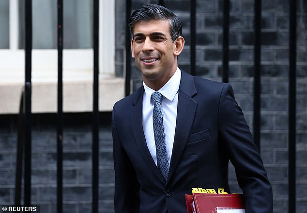 Numbers chaos ensues as Rishi Sunak's 'great idea' to make mathematics compulsory until the age of 18 was ridiculed as a 'dead cat' today.  Pictured: The PM outside Downing Street