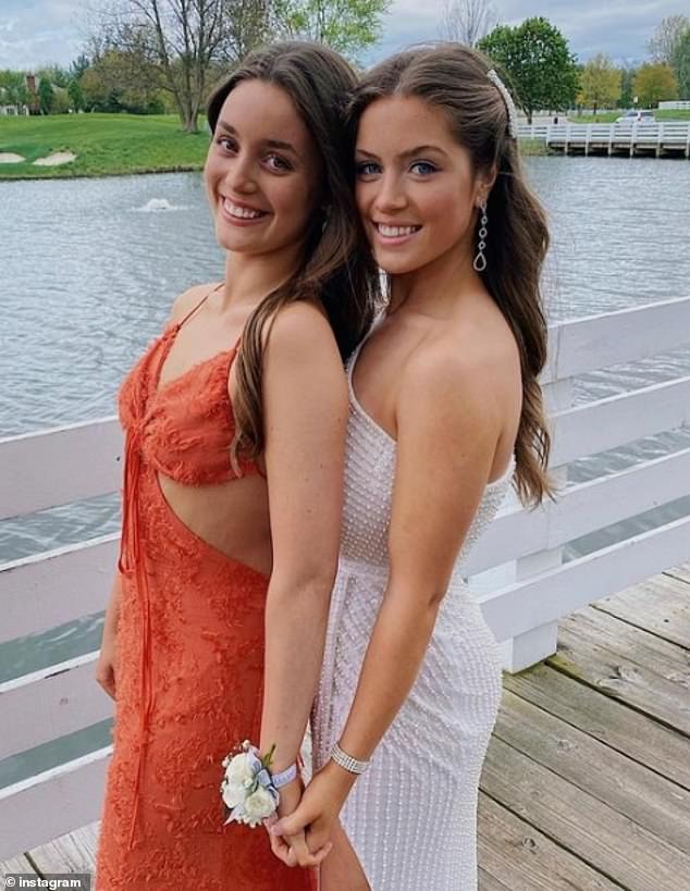 Gurd's hometown is New Albany, Ohio, and she is a freshman majoring in biomedical sciences.  The teenager is shown on the right.