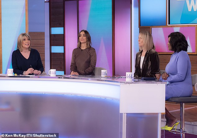 Panel: The panel for the show consisted of (L-R) Ruth Langsford, Frankie Bridge, Carol McGiffin, Kelle Bryan