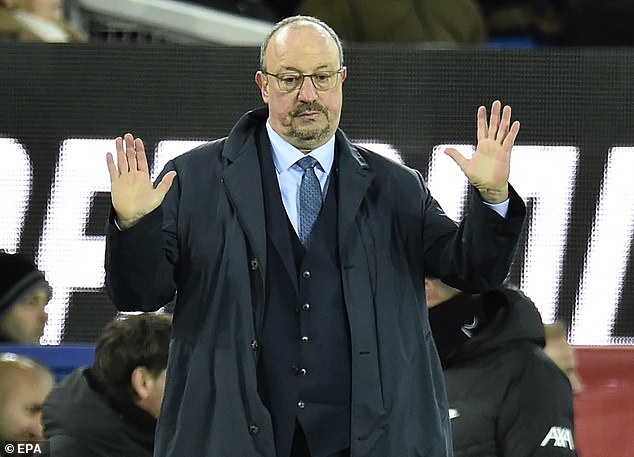Rafael Benítez's record at Everton wasn't much better and it was a bad date
