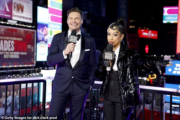 The drama doesn't end: On Wednesday morning, Cohen continued the drama on his Sirius XM show.  'He has a mistake about me.  Two weeks in a row,' Andy said, referring to Ryan.  Seacrest spotted with Liza Koshy on Saturday