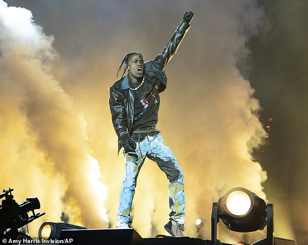 Facing 500 lawsuits: Travis has only reached a confidential financial settlement with the families of two of the 10 victims of the Astroworld tragedy (Axel Acosta and Brianna Rodriguez)