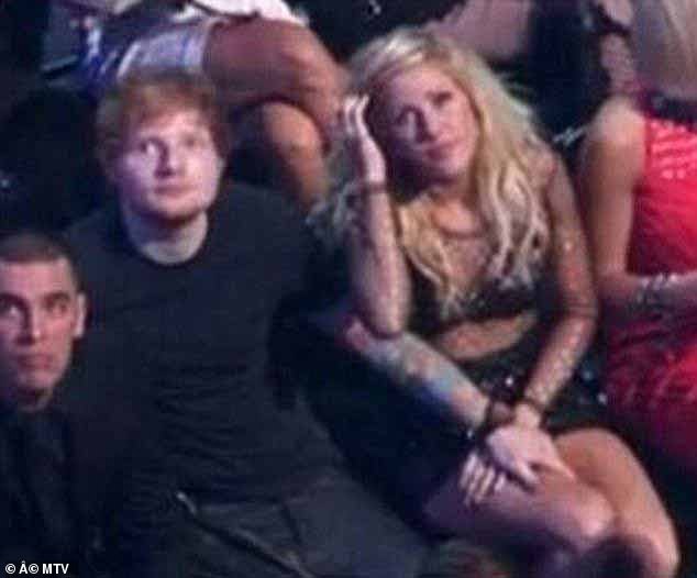 Close: Ellie and Ed were linked after they were seen holding hands at the MTV VMA awards in August 2013