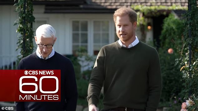 Prince Harry's book is expected to double down on his attacks on the Royal Family.  Pictured: Prince Harry on CBS News