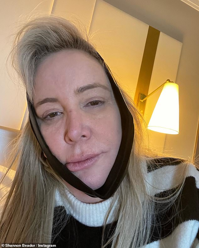 Short game: However, as the reality star revealed on Instagram on Wednesday, she had to cut the game short and undergo an emergency tooth extraction... thanks to a reference from her RHOC co-star Tamra Judge (who was seen filming the new season in Mexico at the end of October) and the star of Real Housewives of Dallas Cary Deuber