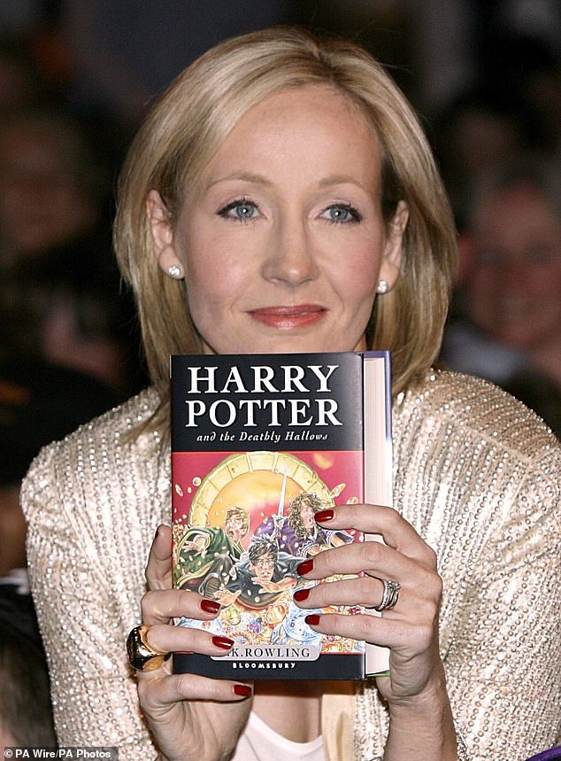 Publishers spent millions of pounds trying to prevent the plot of the latest installment of JK Rowling's Harry Potter series from leaking before it hit bookstores.  The author is pictured above at the launch of The Deathly Hallows in 2007.