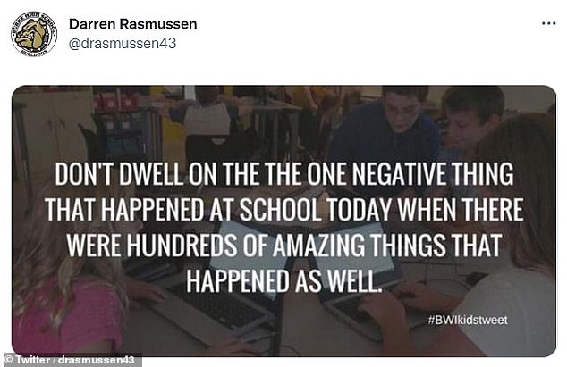 In a tweet later Wednesday, he posted a message asking people not to stop when something bad happens at school.  Parents and students have claimed that fights break out at Burke High School on a regular basis.