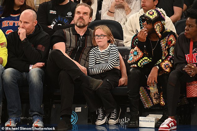 Courtside: Both sat courtside, just a few seats away from Leslie Jones and Ziw