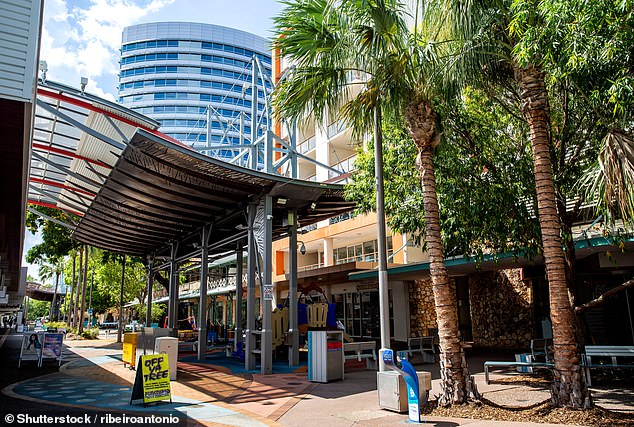 Smith Street Mall store owner Ashvin Gill said she had to lock the front door of her store because drunk and violent locals try to force their way in (Smith Street Mall file image pictured)