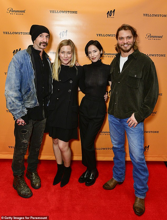 Joining In: Joining the event were Yellowstone co-stars Luke Grimes and Kelsey Asbille, which comes just days after the Paramount Network revealed that the back half of Yellowstone season 5 will debut in summer 2023.