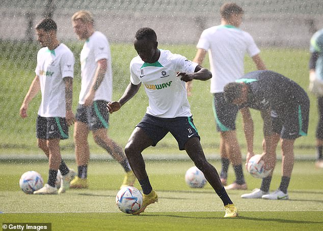 Sparta currently sit third in the Czech First League, seven points out of top spot, and Mabil (pictured training with the Socceroos) was keen to elevate them into contention.