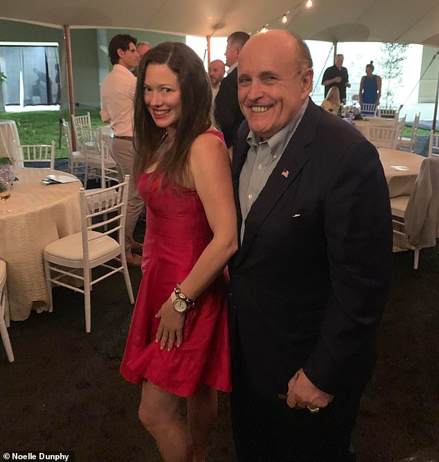 Dunphy claimed that she became romantically involved with Giuliani after he hired her in January 2019, and the lawyer allegedly offered her services.