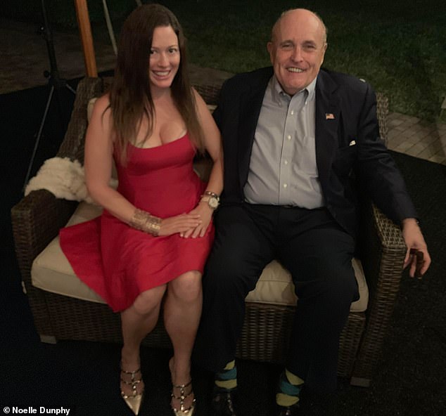 Dunphy said that instead of providing legal information about a case of abuse she had suffered, Giuliani victimized her by demanding sexual favors in exchange for her help.