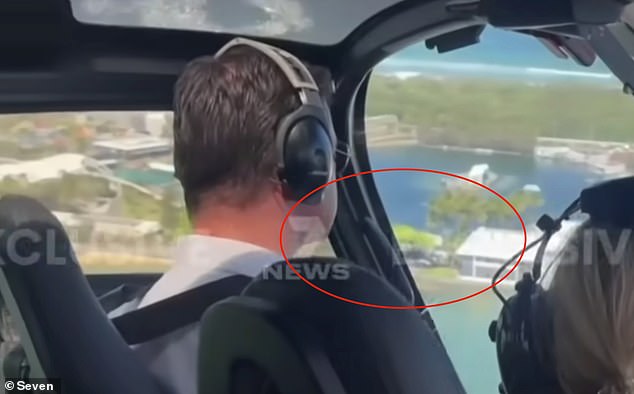 The video appears to show that the other aircraft may have been hidden by the cockpit pillar to its left (pictured)