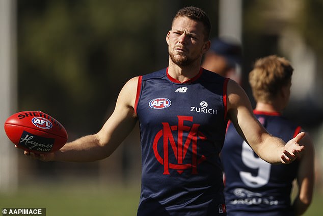 The Melbourne Demons star is known for his no-nonsense and uncompromising style on the pitch.